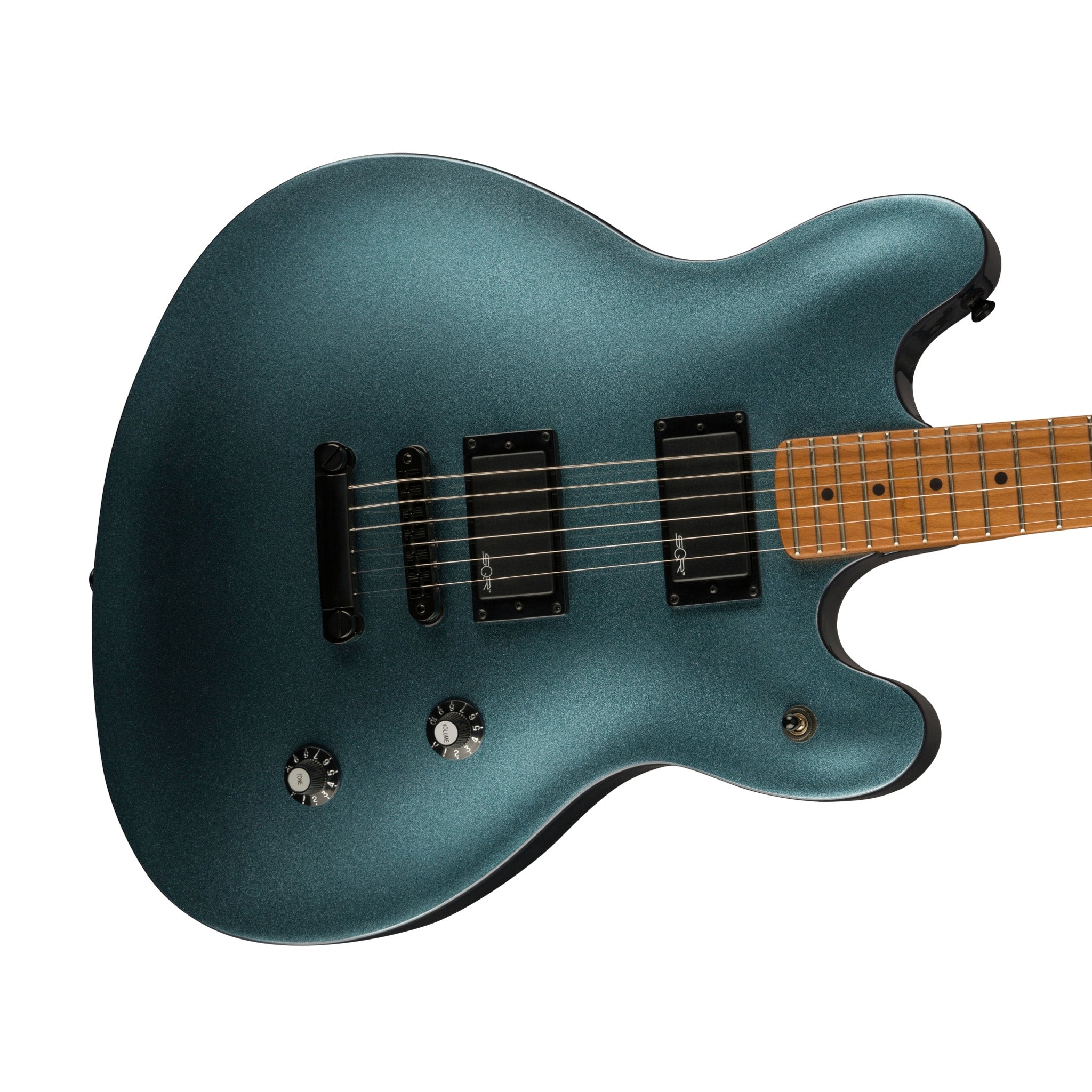 Squier Contemporary Active Starcaster Electric Guitar, Gunmetal