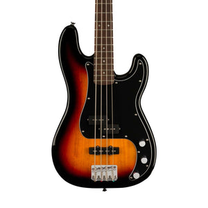 Squier Affinity Series PJ Bass Guitar Pack, Laurel FB, 3-color Sunburst, 230V, UK