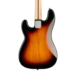 Squier Affinity Series PJ Bass Guitar Pack, Laurel FB, 3-color Sunburst, 230V, UK
