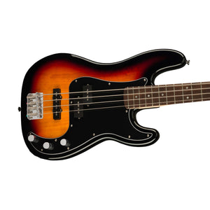 Squier Affinity Series PJ Bass Guitar Pack, Laurel FB, 3-color Sunburst, 230V, UK