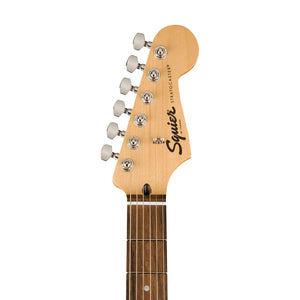 Squier FSR Sonic Stratocaster Electric Guitar w/Black Pickguard, Laurel FB, Arctic White