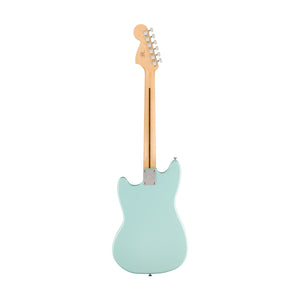Squier FSR Sonic Mustang HH Electric Guitar w/White Pickguard, Maple FB, Sonic Blue