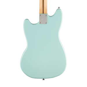 Squier FSR Sonic Mustang HH Electric Guitar w/White Pickguard, Maple FB, Sonic Blue