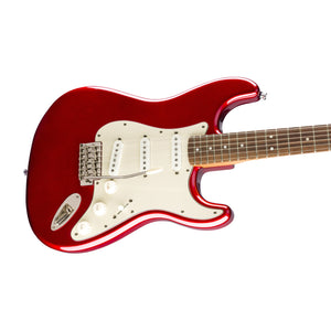 Squier Classic Vibe 60s Stratocaster Electric Guitar, Laurel FB, Candy Apple Red
