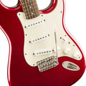 Squier Classic Vibe 60s Stratocaster Electric Guitar, Laurel FB, Candy Apple Red
