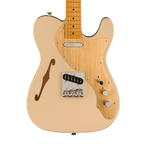 Squier FSR Classic Vibe 60s Telecaster Thinline Electric Guitar, Maple FB, Desert Sand