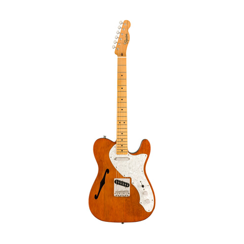 Squier Classic Vibe 60s Telecaster Thinline Electric Guitar, Maple FB, Natural