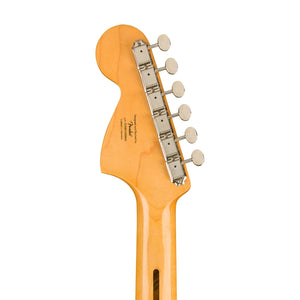 Squier FSR Classic Vibe 60s Competition Mustang Guitar w/ Olympic White Stripes, Lake Placid Blue