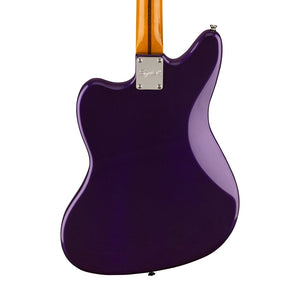 Squier FSR Classic Vibe 70s Jaguar Electric Guitar, Laurel FB, Purple Metallic