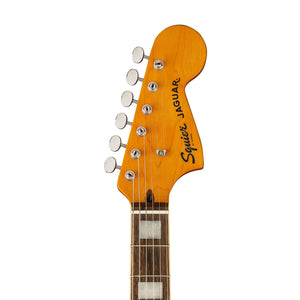 Squier FSR Classic Vibe 70s Jaguar Electric Guitar, Laurel FB, Purple Metallic