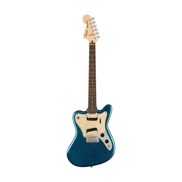 SQUIER PARANORMAL SUPER-SONIC 【希少カラー】 Squier Paranormal Series Super Sonic Electric Guitar, Blue Sparkle