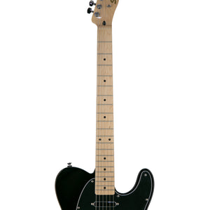 Squier FSR Affinity Series Telecaster Electric Guitar, Maple FB, Black