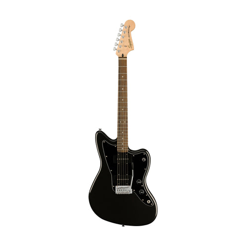 Squier FSR Affinity Series Jazzmaster Electric Guitar, Laurel FB, Metallic Black