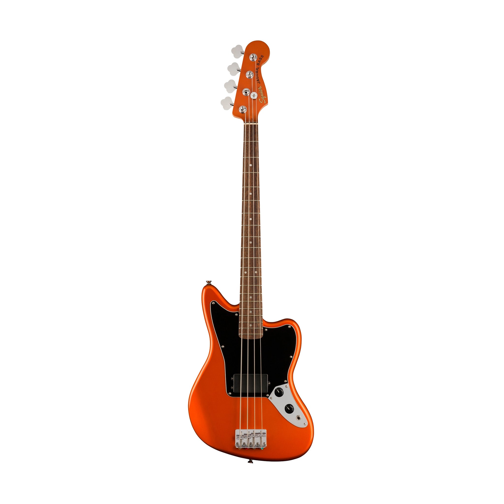 Squier Affinity Series Jag Bass H Guitar, Laurel FB, Metallic Orange