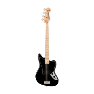Squier Affinity Series Jag Bass Guitar, Maple FB, Black