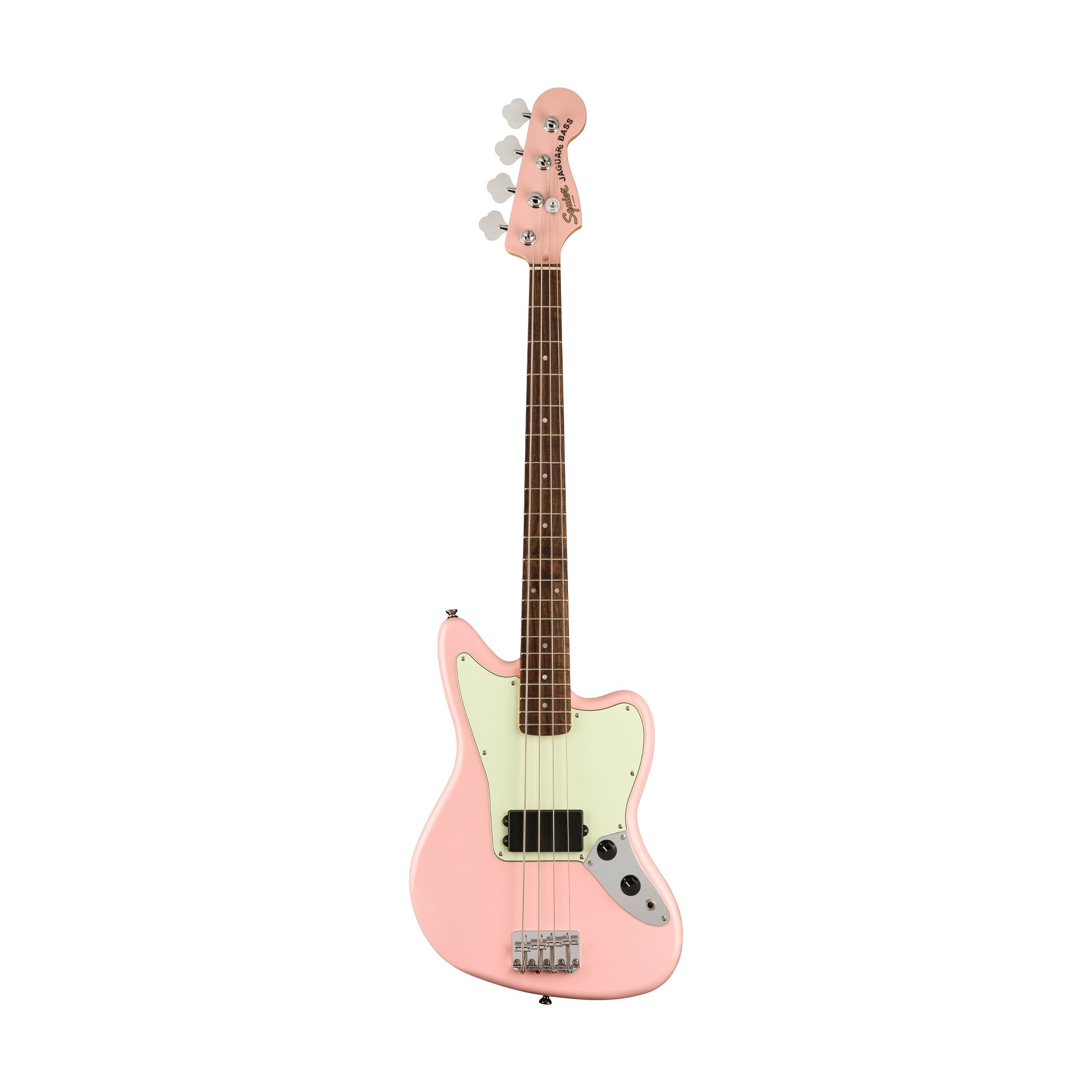 Squier FSR Affinity Series Jag Bass H Guitar, Laurel FB, Shell