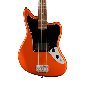 Squier FSR Affinity Series Jag Bass H Guitar, Laurel FB, Metallic Orange
