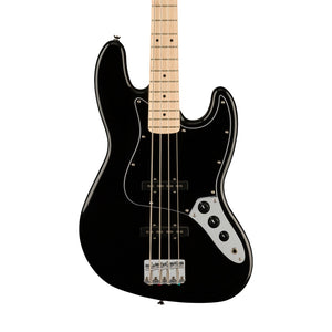 Squier Affinity Series Jazz Bass Guitar, Maple FB, Black