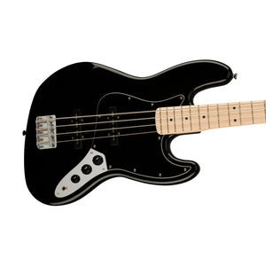 Squier Affinity Series Jazz Bass Guitar, Maple FB, Black