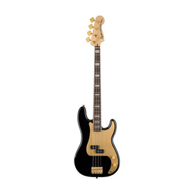 Squier 40th Anniversary Gold Edition Precision Bass Guitar, Black (B-Stock)