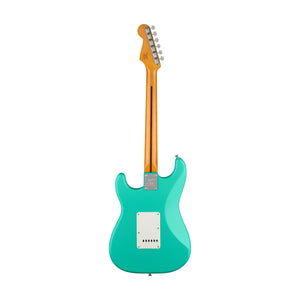 Squier 40th Anniversary Stratocaster Vintage Edition Electric Guitar, Maple FB, Satin Seafoam Green