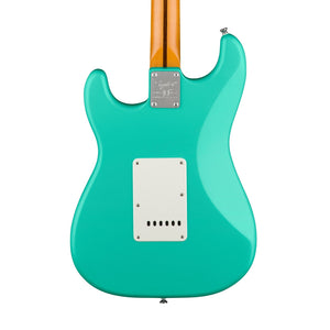 Squier 40th Anniversary Stratocaster Vintage Edition Electric Guitar, Maple FB, Satin Seafoam Green