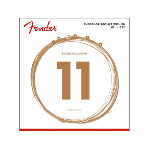 Fender 60CL Phos Bronze Wound Ball End Acoustic String 11-52
