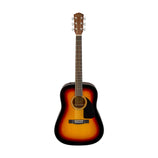 Fender CD-60 Dreadnought V3 Acoustic Guitar w/case, Walnut FB, Sunburst (B-Stock)