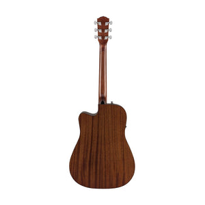 Fender CD-60SCE Dreadnought Left-Handed Acoustic Guitar, Walnut FB, Natural