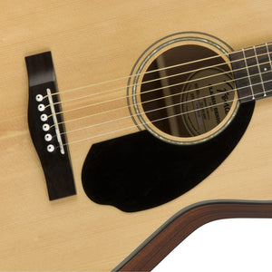 Fender CC-60S Concert Acoustic Guitar, Walnut FB, Natural