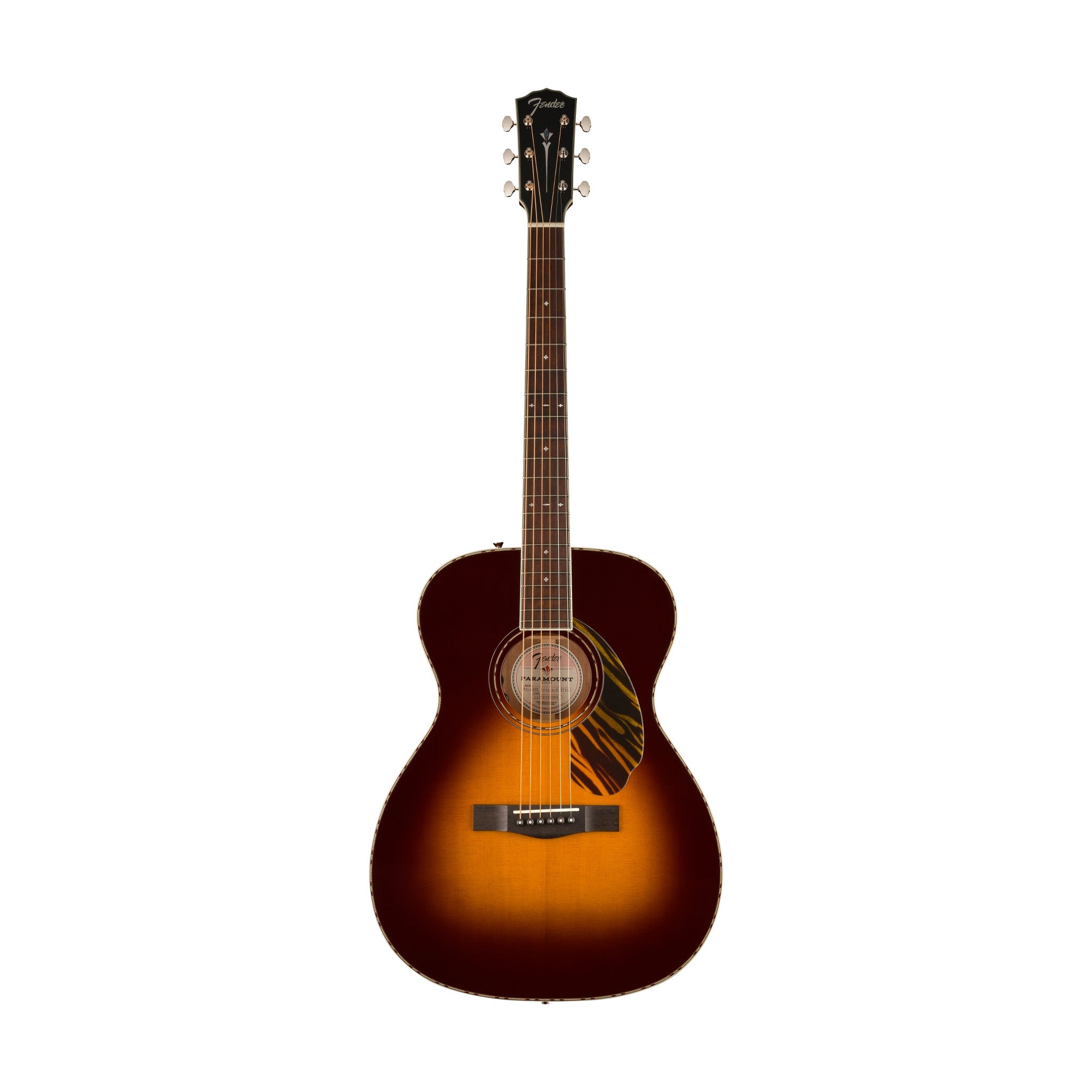 Fender PO-220E Orchestra Electro Acoustic Guitar, 3 Colour Vintage Sunburst