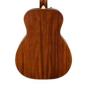 Fender PR-180E Resonator Guitar, Walnut FB, Aged Cognac Burst