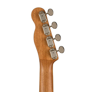 Fender Zuma Exotic Concert Ukulele, Walnut FB, Spalted Maple