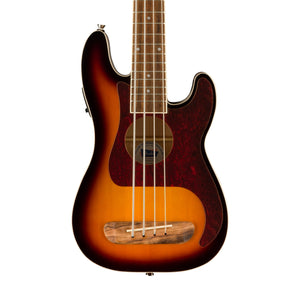 Fender Fullerton Precision Bass Ukulele, 3-Tone Sunburst