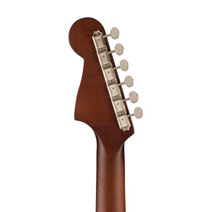 Fender California Malibu Player Small-Bodied Acoustic Guitar, Walnut FB, Fiesta Red