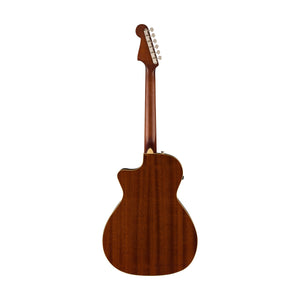 Fender California Newporter Player Medium-Sized Acoustic Guitar, Walnut FB, Sunburst