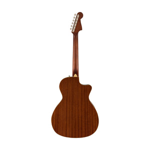 Fender California Newporter Player Left-Handed Medium-Sized Acoustic Guitar, Walnut FB, Natural