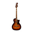 Fender Kingman Acoustic Bass Guitar w/Bag, Walnut FB, Shaded Edge Burst