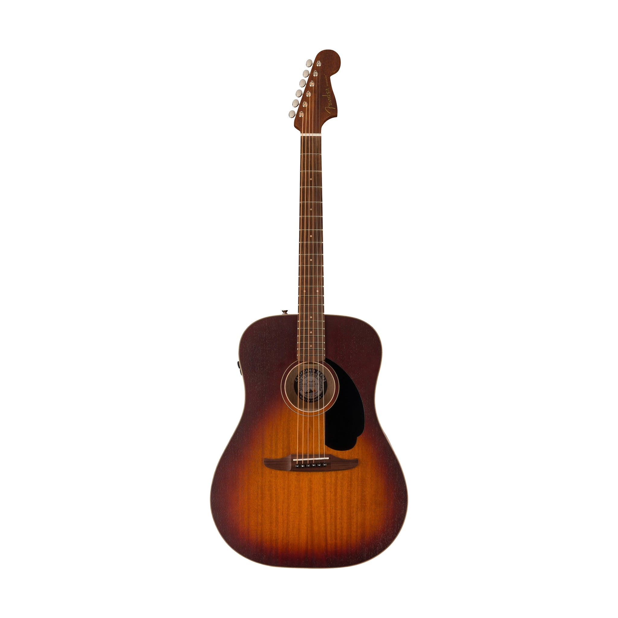 Fender Redondo Special Acoustic Guitar w/Bag, PF FB, Mahogany Top/Honey Sunburst