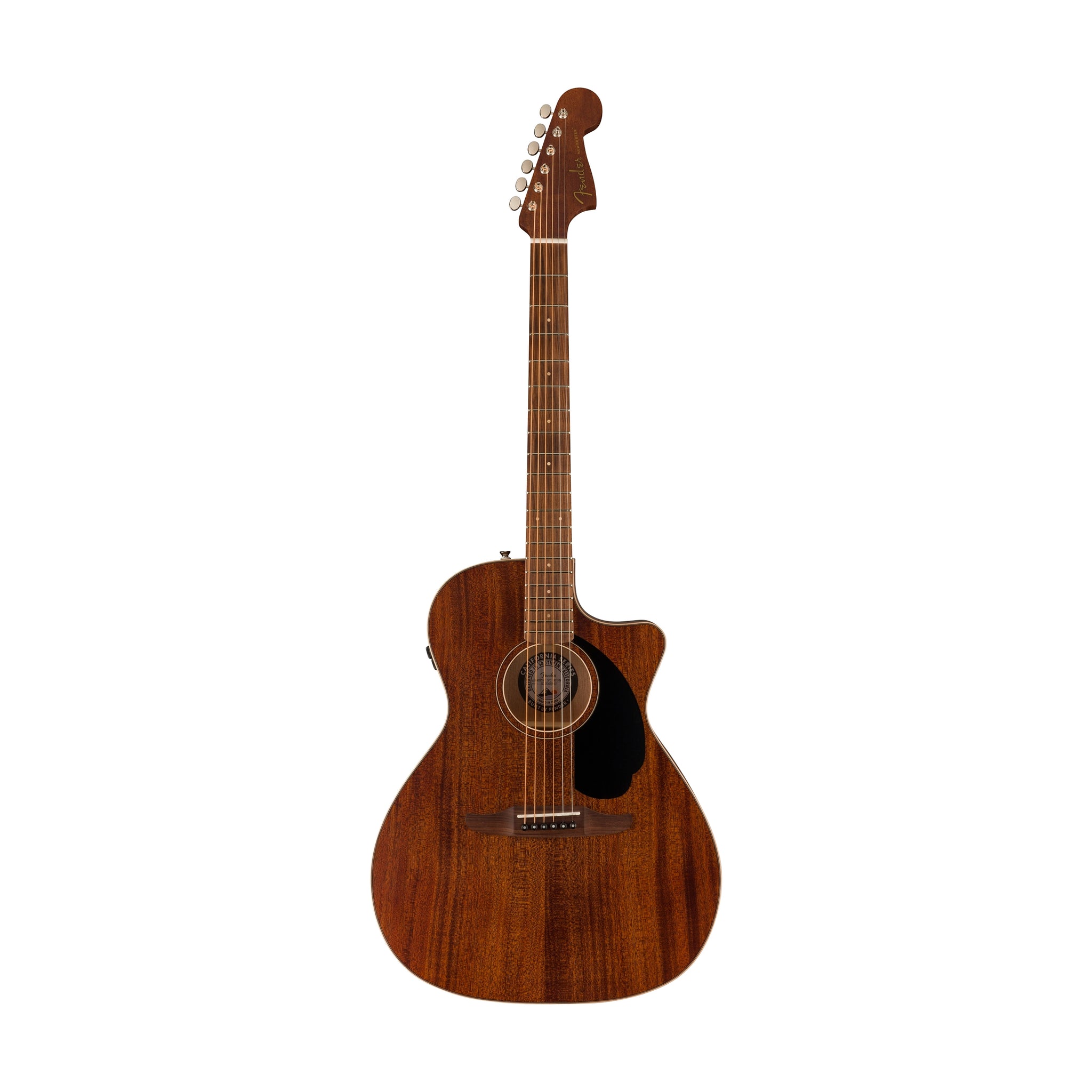 Fender Newporter Special Acoustic Guitar w/Bag, PF FB, Mahogany Top/Natural