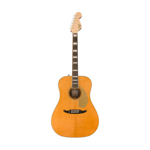 Fender King Vintage Acoustic Guitar w/Case, Aged Natural