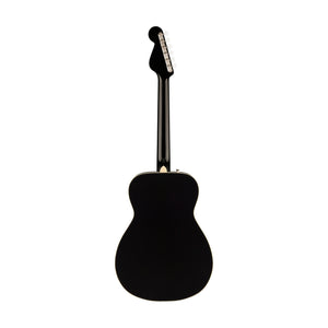 Fender Malibu Vintage Acoustic Guitar w/Case, Black