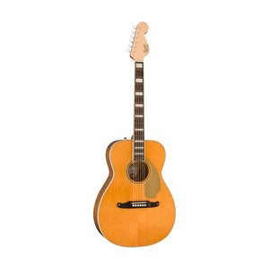 Fender Malibu Vintage Acoustic Guitar w/Case, Aged Natural