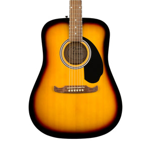 Fender FA-125 Dreadnought Acoustic Guitar, Walnut FB, Sunburst