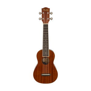 Fender Seaside Soprano Ukulele, Walnut FB, Natural