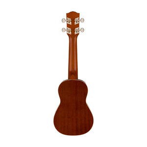 Fender Seaside Soprano Ukulele, Walnut FB, Natural