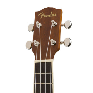 Fender Seaside Soprano Ukulele, Walnut FB, Natural