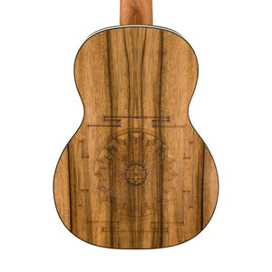 Fender Dhani Harrison Ukulele, Walnut FB, Turquoise