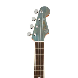 Fender Dhani Harrison Ukulele, Walnut FB, Turquoise