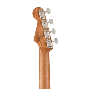 Fender Dhani Harrison Ukulele, Walnut FB, Turquoise